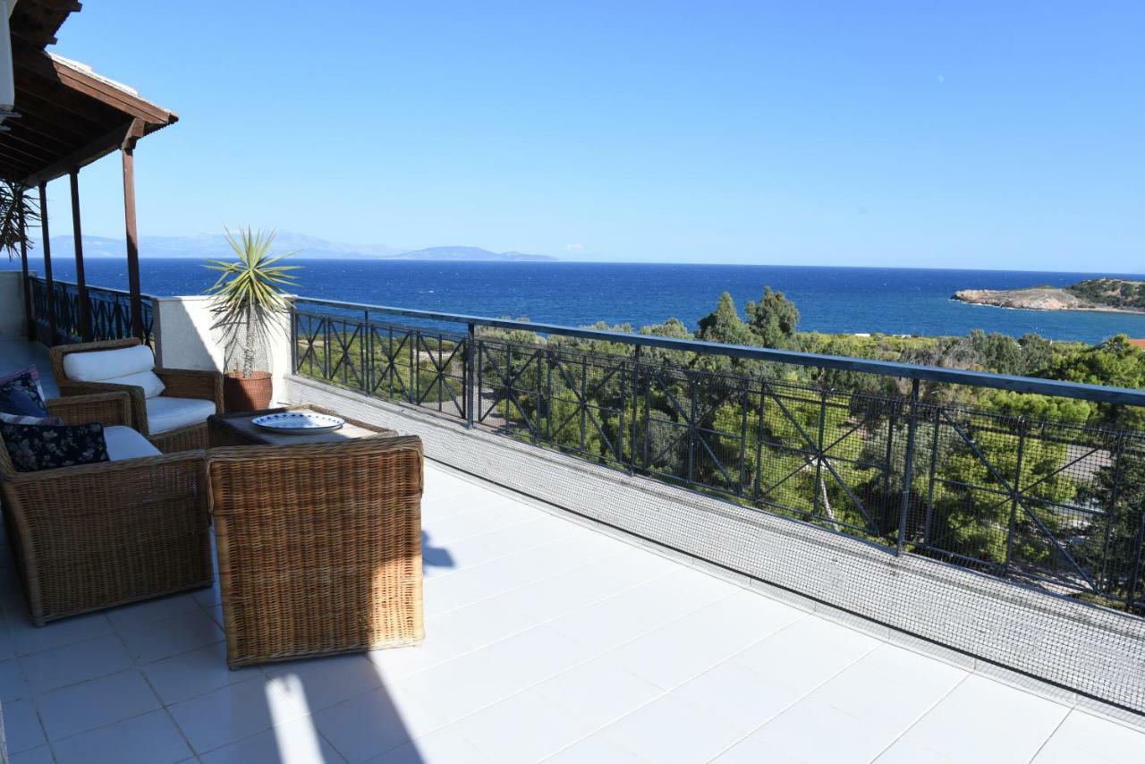 Top Floor With Stunning 360 View Apartment Rafína Exterior photo